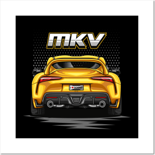 The Legend Supra MK-5 (Brilliant Yellow) Posters and Art